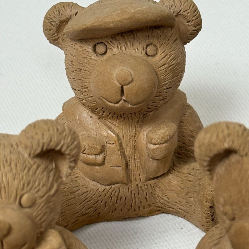 Lot of 25 Mini Resin Teddy Bear Figurines Detailed Ready to Paint Crafts - Picture 9 of 16